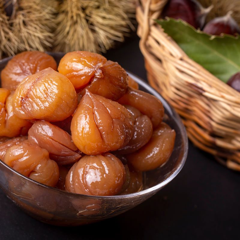 Roasted chestnuts or 'marron'