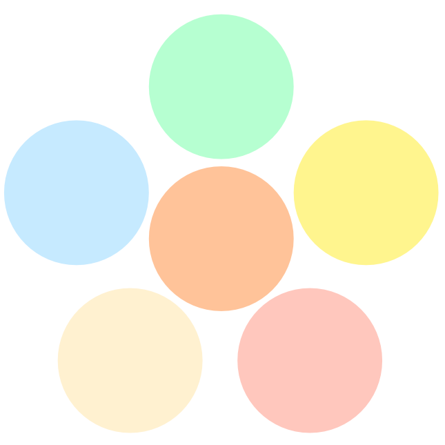 Example of a 1980s Showa Retro palette