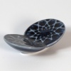 Dark blue ceramic Butterfly chopstick rest