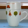 'Drive in the Park' cafe mug set by Shinzi Katoh