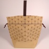 Non-woven fabric gift bag with Japanese hemp leaf pattern