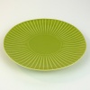 Green Hasami ware Japanese ceramic side plate