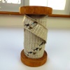 Over the Fence linen tape on wooden reel
