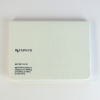 METAPHYS blanc notebook front cover in white