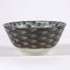 Monochrome Qinghai wave pattern rice bowl