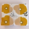 Reusable fabric kitchen cloth with yellow flowers