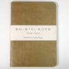 Ro-biki Texture Series Japanese notebook in 'Fushi-iro' colour