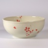 'Sakura' round ceramic bowl with cherry blossom design