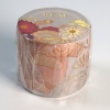Japanese washi tape in pink and gold floral design