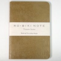 Ro-biki Texture Series Japanese notebook in 'Fushi-iro' colour