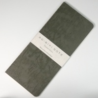 Japanese notebook with waxed paper cover in Ginnezu-iro colour