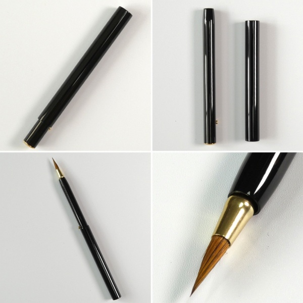 Retractable Japanese calligraphy brush