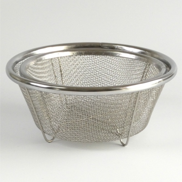 Set of two small Japanese stainless steel sieves