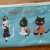 Many Little Cats pencil case - detail