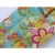 Sunglasses case front side Japanese fabric close up