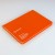 METAPHYS blanc notebook front cover in orange
