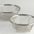 Set of two small Japanese stainless steel sieves