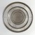 Top down view of two large Japanese stainless steel sieve baskets