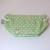 Back of cotton lunch bag polka dot design and cat illustration