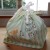 Cheri cotton bento bag full and tied at the top
