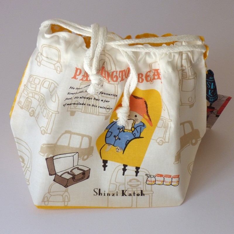 Paddington Bear design 100% cotton bento bag