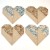 Spring and Autumn Origami Heart Fabric Coasters