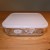 Large-size glass storage container with lid