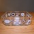 Large-size glass storage container with lid