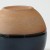 Close up of Korokoro cup unglazed stoneware underside