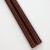 Close up of wide chopstick ends