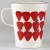 Japanese enamelware measuring jug with strawberry design