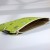 Zip opening of matcha green pencil case