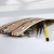 Panda design pencil case holding art supplies