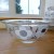 Glass kitchen mixing bowl by Shinzi Katoh
