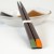 Dark wood Japanese chopsticks with romantic retro design
