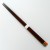 Dark wood Japanese chopsticks with romantic retro design