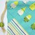 Close up of cotton fabric bento bag