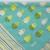 Close up of budgie bird design on cotton bento bag
