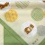 Close up of Japanese fabric and dog design