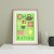 Framed Matcha poster print by Genki Club