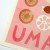 Close up of Japan inspired Umami print
