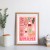 Japan inspire Umami art print in a simple frame