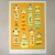 A3 Japan inspired print featuring kokeshi dolls