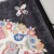 Close up of reverse side of Japanese fabric wall hanging scroll