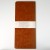 Japanese notebook with waxed paper cover in Edocha-iro colour