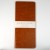 Japanese notebook with waxed paper cover in Edocha-iro colour