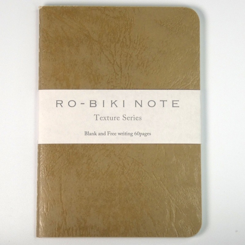 Ro-biki Texture Series Japanese notebook in 'Fushi-iro' colour