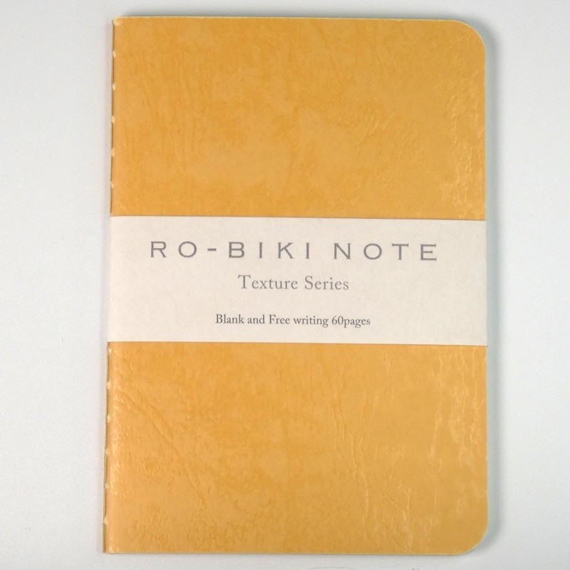 Ro-biki Texture Series Japanese notebook in 'Tonoko-iro' colour