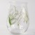 High quality Japanese drinking glass with soft green and white Lily of the Valley design