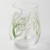 High quality Japanese drinking glass with soft green and white Lily of the Valley design